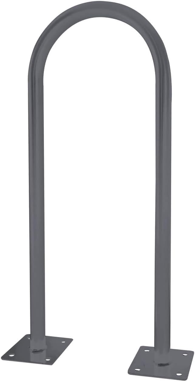 Sandbaggy U Shaped Bike Rack - Outdoor, Commercial - Steel - Surface/Ground Mounted (1, Gray)