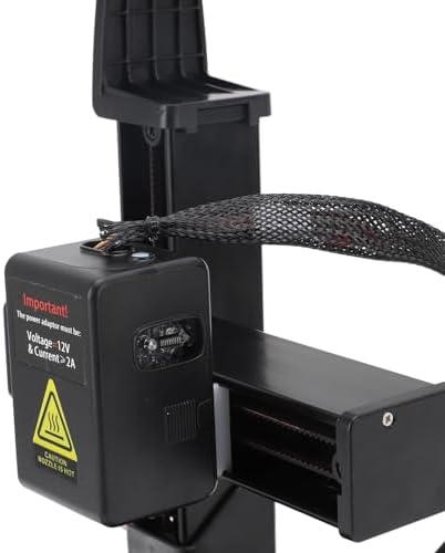 Small 3D Printer for Beginner, Frequency Division Multiplexing 3D Printer, High Accuracy Rapid Heating and Printing Compact 3D Printing Machine for Education (US Plug)