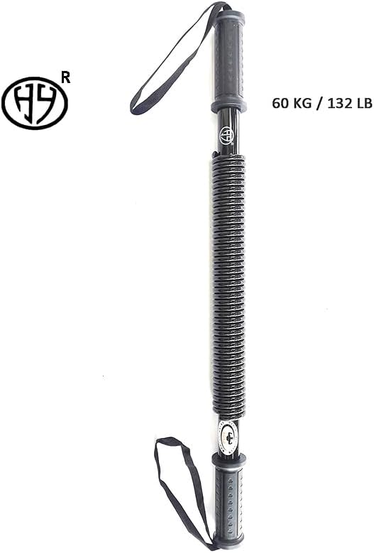 HAOYING Power Twister Bar Arm Shoulder Upper Body Chest Builder Strengthener Spring Exercise Bicep Blaster 20 kg - 110 kg