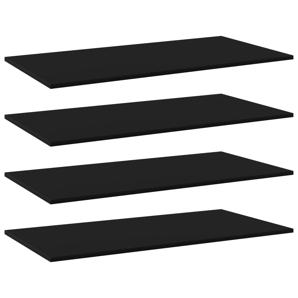 Wall Mounted Shelves Set of 4, 31.5 Inch Sonoma Oak Engineered Wood Shelving Unit for Books, Decor, and Home Organization