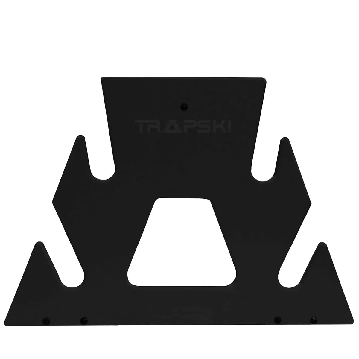 TRAPSKI Powder Double Ski and Snowboard Mobile Rack | Marine Grade HDPE Plastic | UV Protected | Premium Strap Included | 3 Year Warranty | Made in The USA | Veteran Owned Business (Blue, Double)