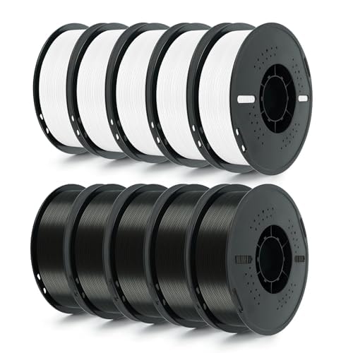 Kingroon 16KG PLA Filament Bundle 1.75mm 3D Printer Filament Multicolor Pla Filament Bulk for Most 3D Printer, Dimensional Accuracy +/- 0.02 mm, 1kg Spool,16 Rolls,16 Colors