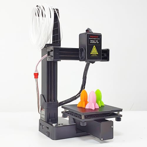 Mini FDM 3D Printer, 100x100x100mm, for Beginners, PLA/TPU