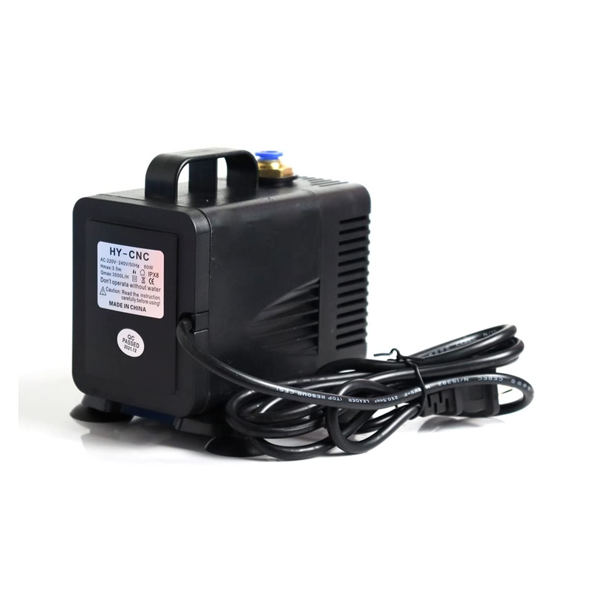 Submersible Sump Pump 80W 3.5M Submersible Water Pump Multi-Function 3500L/H IPX8 220V&5M Pipe Transfer Pump (Voltage : Pump and Pipe A)