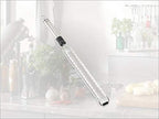 Leifheit Micro Cut S Proline Coarse Grater, Silver/Black