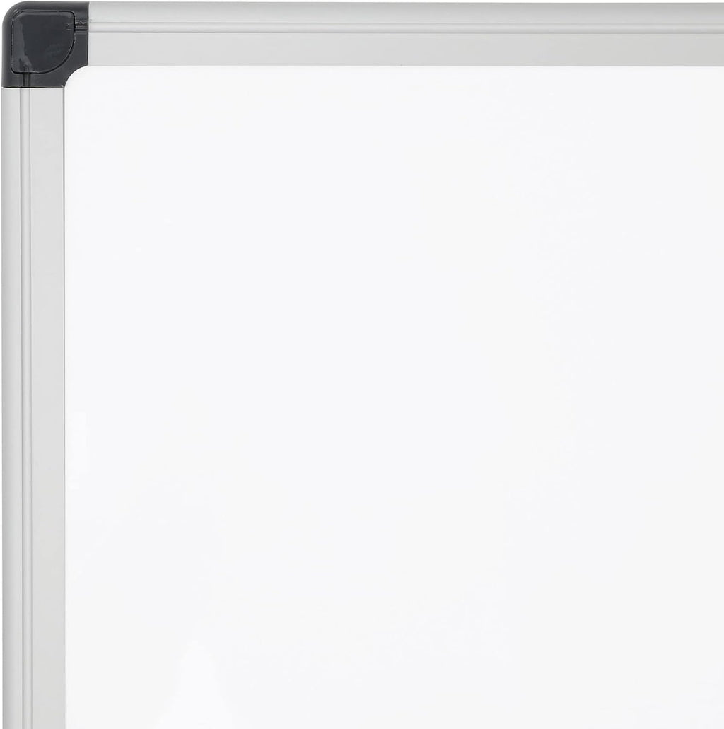 Realspace™ Magnetic Dry-Erase Whiteboard, 48" x 72", Silver Frame