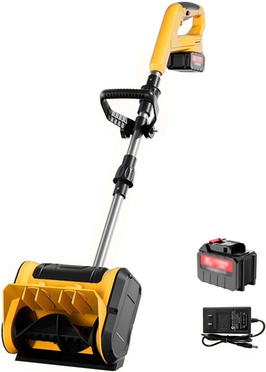 2x20V Cordless Snow Blower 20-Inch,Brushless Electric Snow Thrower with 2×4.0Ah Batteries&Charger,Snow Shovel with Adjustable Chute&Wheels,Patio/Walkways(1x20V)
