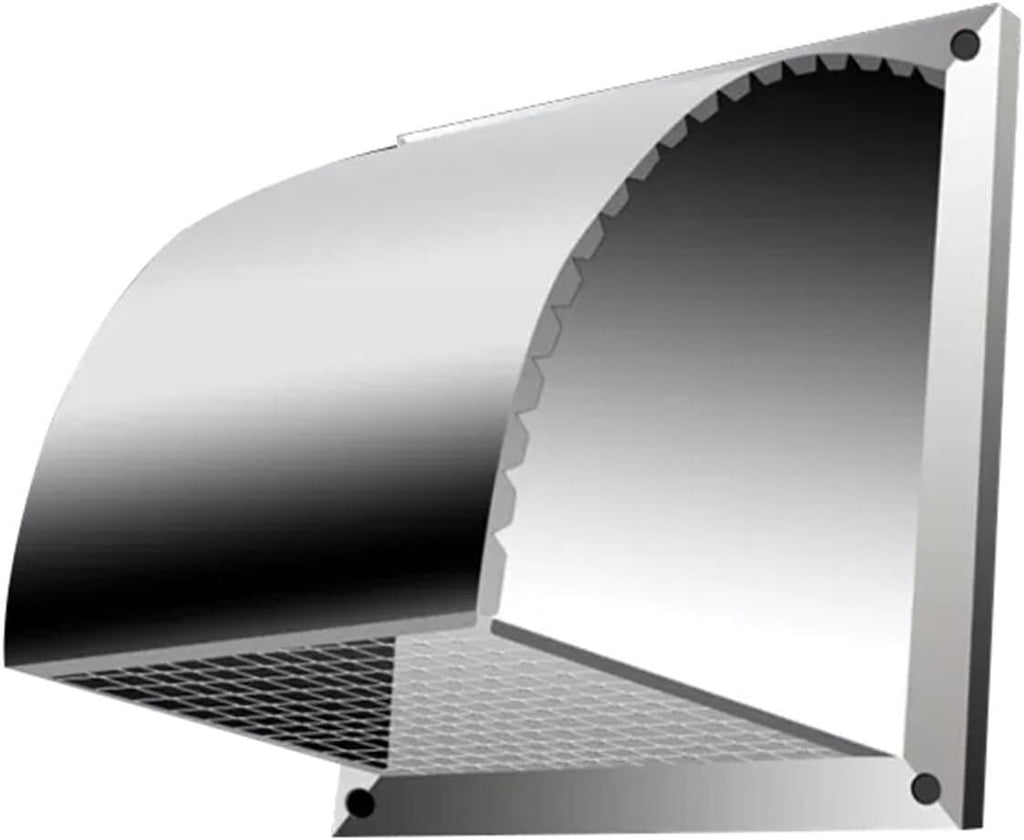 Stainless Steel Vent Square Vent Cover with Protective Mesh for Long Term Use Exhaust Hood(20 inch)