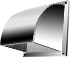 Stainless Steel Vent Square Vent Cover with Protective Mesh for Long Term Use Exhaust Hood(20 inch)