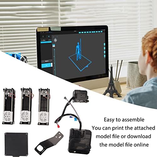 Mini 3D Printer, Desktop Mini 3D Printer for Kids and Beginners: High Printing Accuracy, Uniform Heating, Print Volume 100x100x100mm, Entry Level (US Plug)