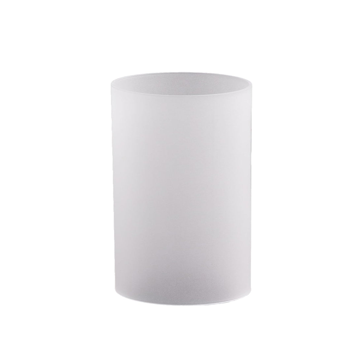 WGVI Hurricane Candle Holder Sleeve, W: 3", Ht: 14", Frosted Glass Cylinder Open Both Ends, Chimney Tube Shade, 12 Pieces