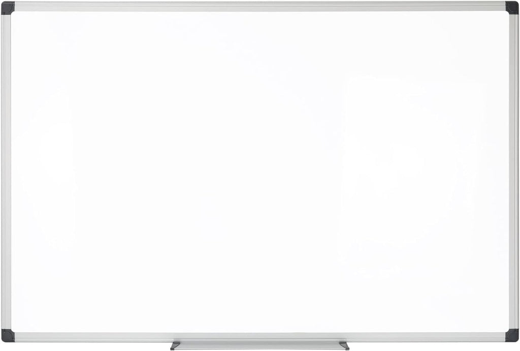 Realspace™ Magnetic Dry-Erase Whiteboard, 48" x 72", Silver Frame