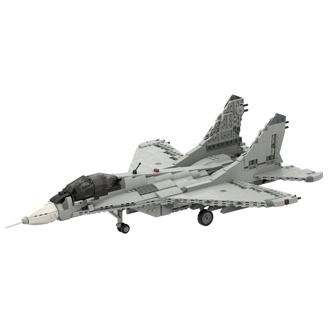 Military Fighter Series Model Block Set, MIRAGE 2000 D Aircraft Model MOC Building Blocks Set, Creative Construction Toy for Adults (1269PCS), AXR3G3R391638P5FCZV6T
