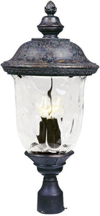 Maxim Carriage House VX 26 1/2" High Oriental Bronze Post Light