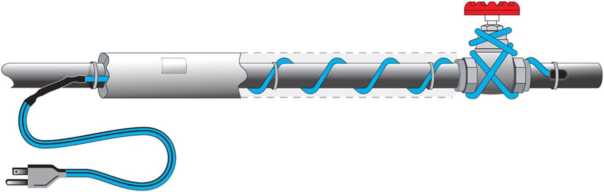 King SRP126-50 50-Feet 120-volt Roof De-Icing and Pipe Heating Cable