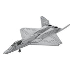 1/35 Scale YF-23 Grey Ghost Fighter Building Blocks Set, Military Aircraft Model Assembly Kits, Collectible Military-Themed Display for Collectors & Enthusiasts, MOC-177282 (2185PCS)