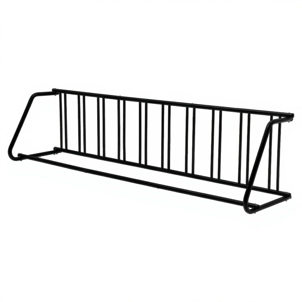 GarveeTech Commercial Grid Floor Bike Rack, Sigle-Side 10-Bike Rack 122" L,Grid Bikes Racks In Ground, Bicycle Floor Parking Stand, for Garages, Stores, Schools & Universities Power Coated Steel