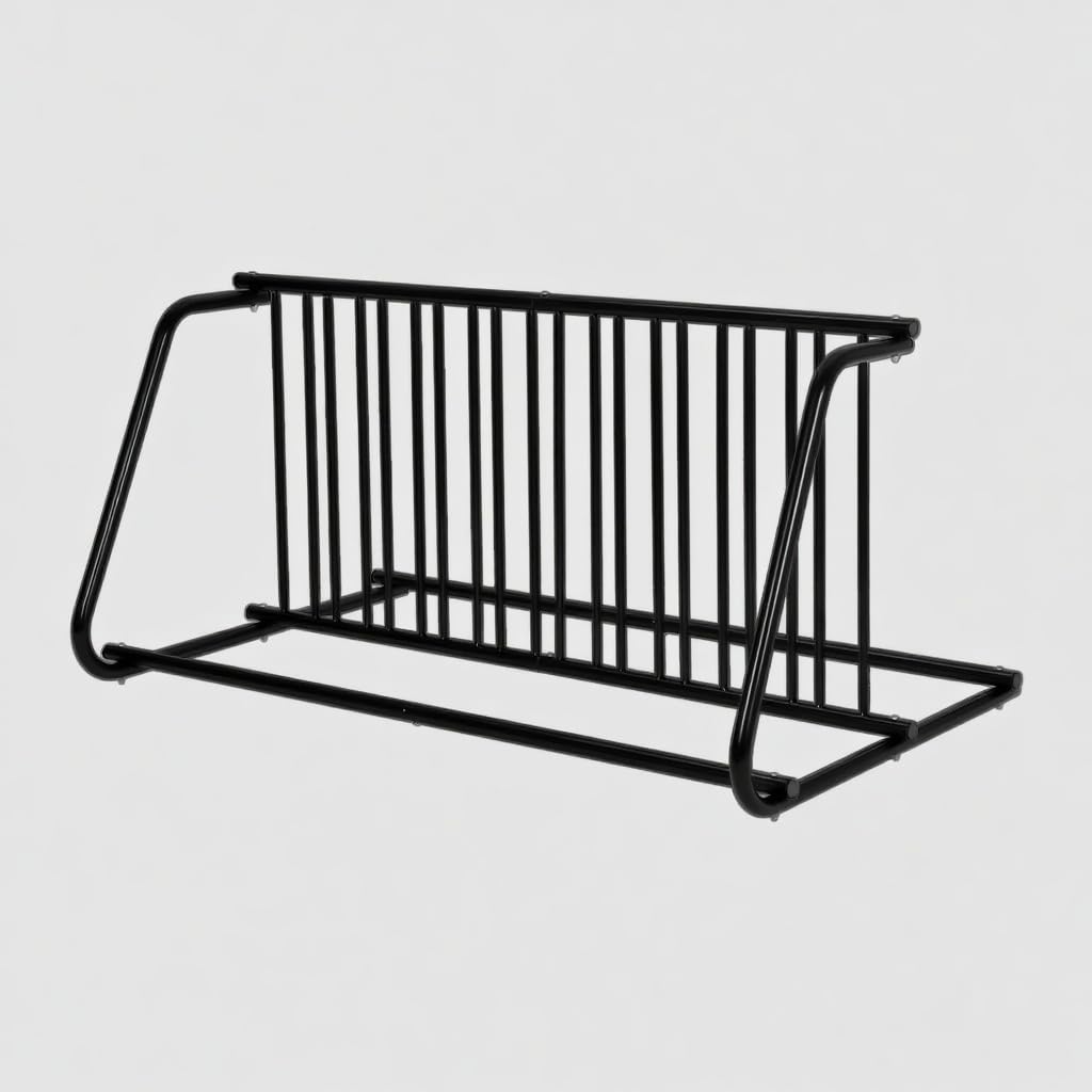GarveeTech Commercial Grid Floor Bike Rack, Sigle-Side 10-Bike Rack 122" L,Grid Bikes Racks In Ground, Bicycle Floor Parking Stand, for Garages, Stores, Schools & Universities Power Coated Steel