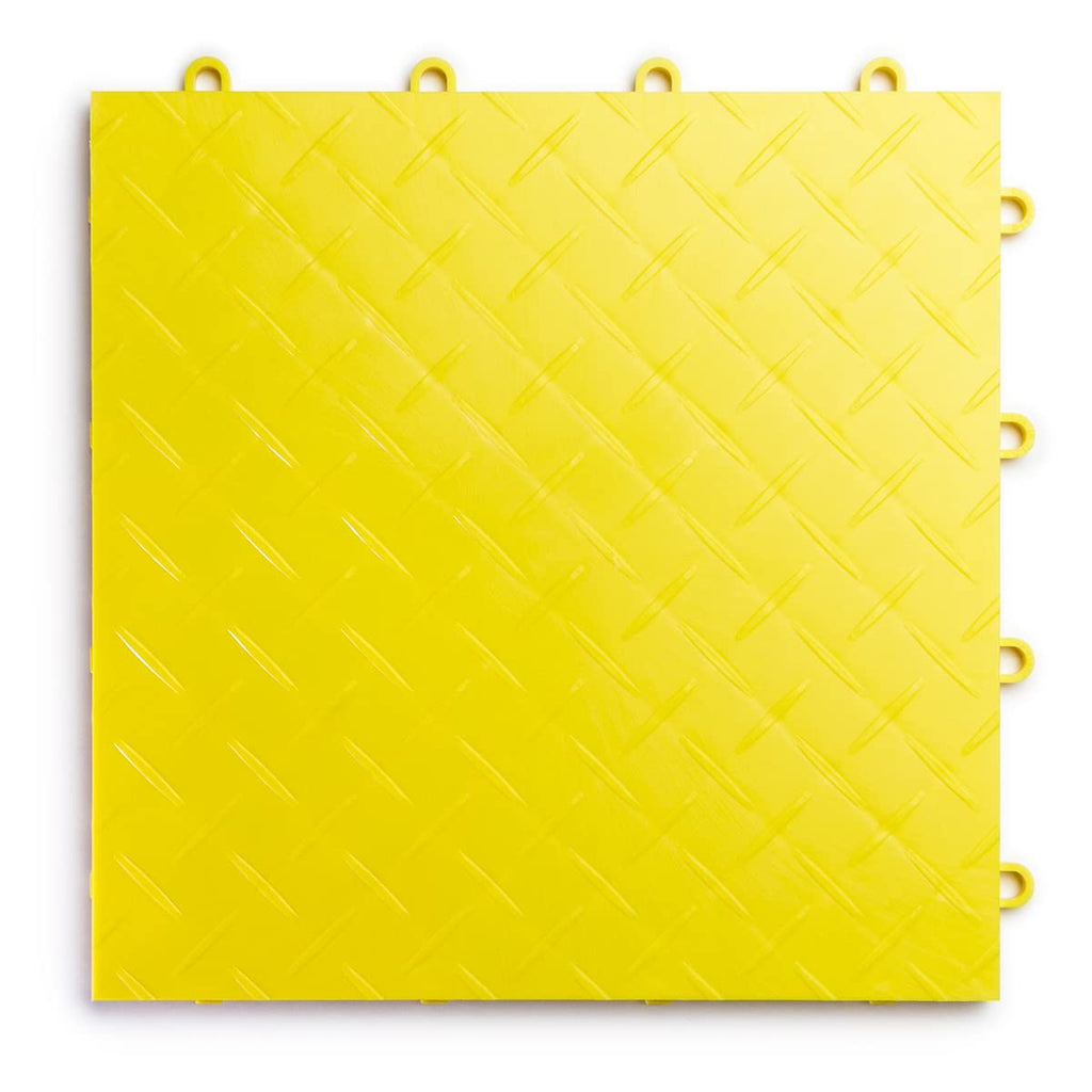 SnapLock RaceDeck Diamond 12"x12" Interlocking Garage Tiles, 48pk, Red