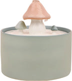 TISTIK Ceramic Cat Water Fountain Automatic Dog Drinking Fountain Circulating Constant Temperature Mobile Pet Drinking Water Bowl
