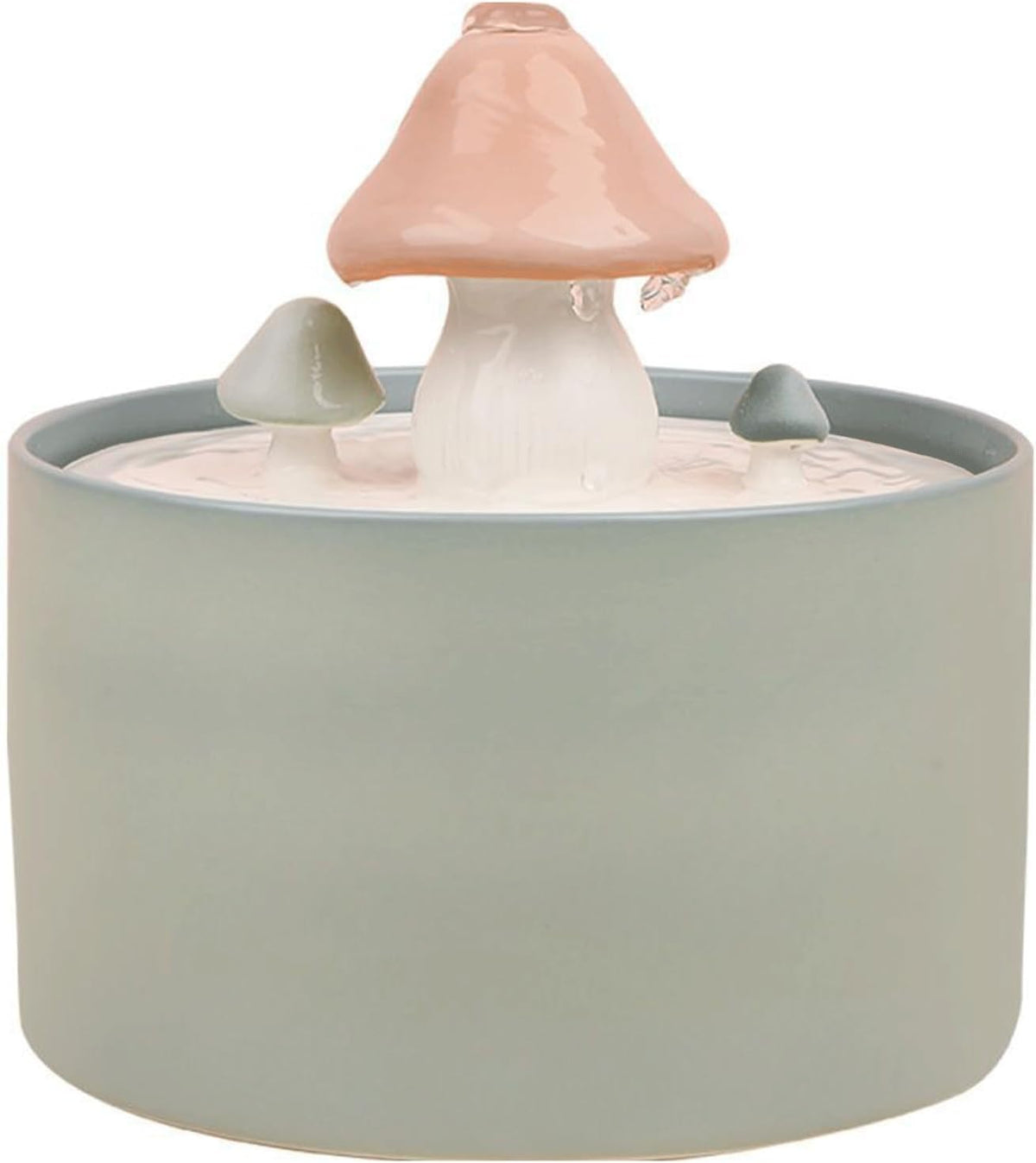 TISTIK Ceramic Cat Water Fountain Automatic Dog Drinking Fountain Circulating Constant Temperature Mobile Pet Drinking Water Bowl