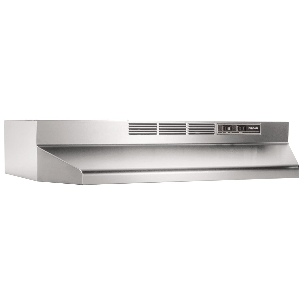 Broan-NuTone 413023 Ductless Range Hood Insert with Light, Exhaust Fan for Under Cabinet, 30-Inch, Black