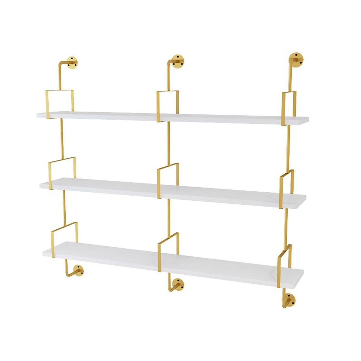 Floating Shelves Hair Color Organizer, Wall Mounted DIY Open Hair Color Rack, Hair Color Storage with Iron Bracket and Wood, Station for Salon Display(100x20x72cm/40x8x28in)