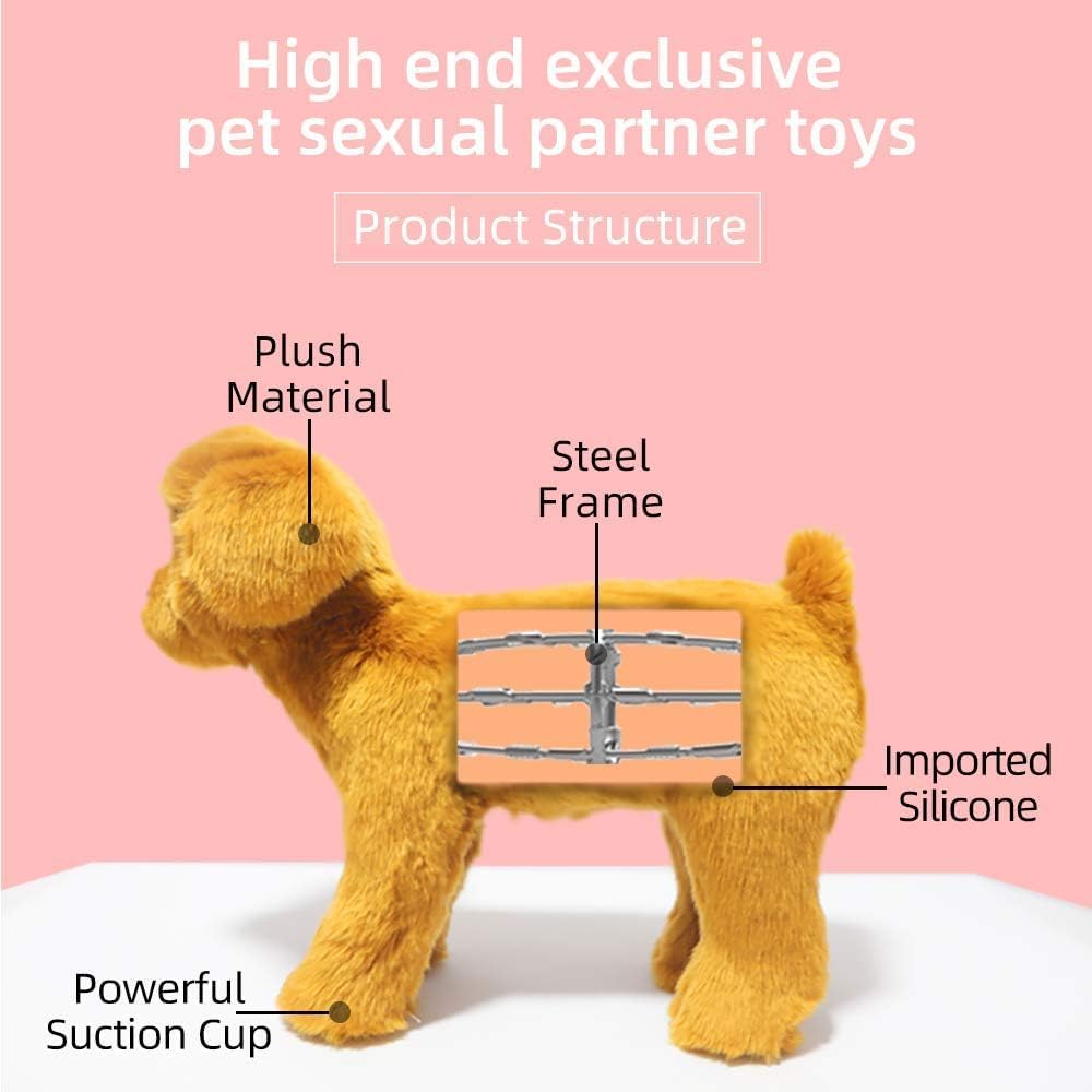 Male Dog Silicone Mating Toy, Dogs Interactive Sleeping Toys, Pet Dog Partner Toy for Male Estrus Dog, Dog Humping Toy, Dog Sleeping Plush Toy, Pet Estrus Toy, Male Dog Simulation Female Dog