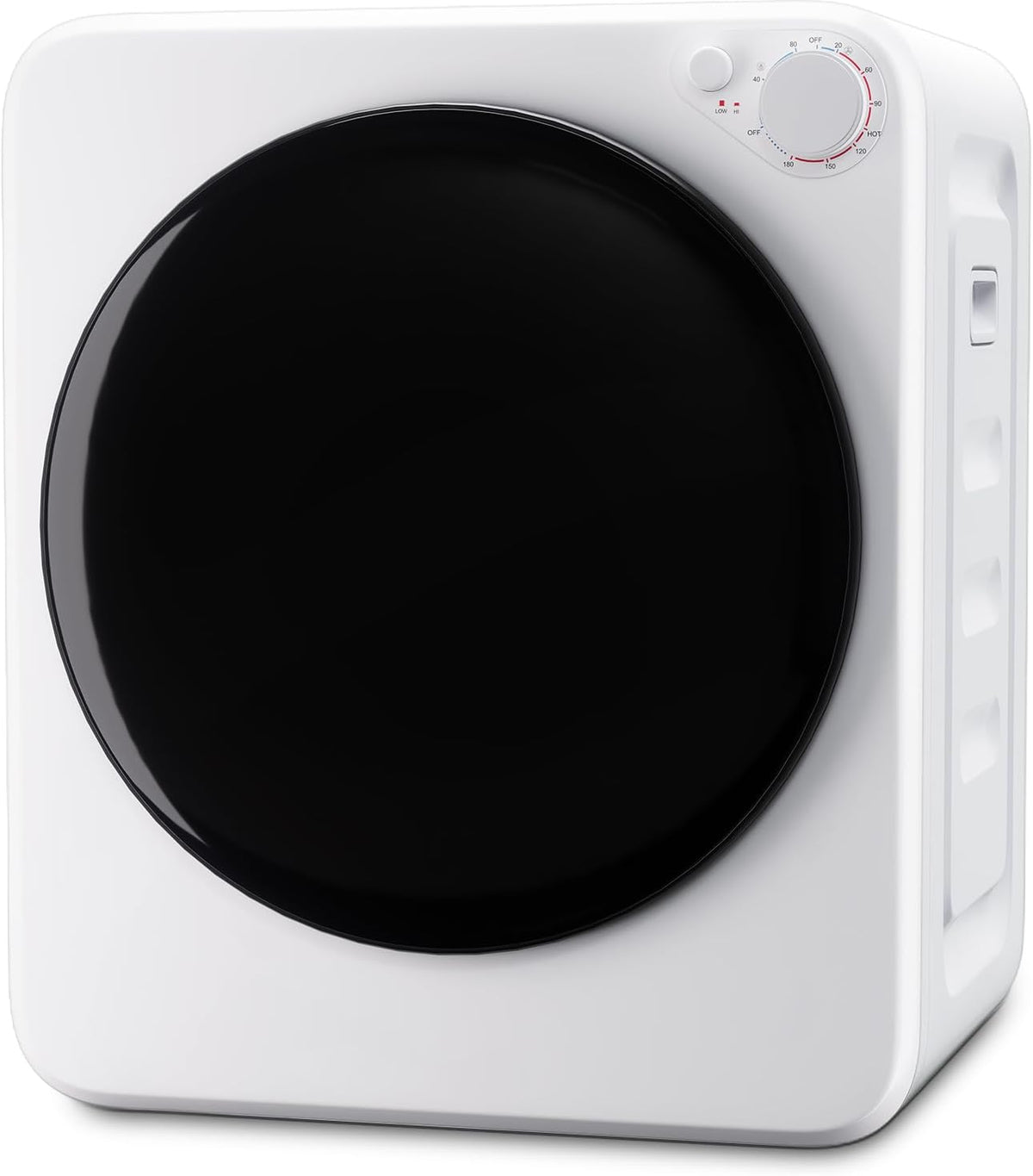 1.6 Cu.Ft Portable Clothes Dryer, 800W Fast Drying Front Load Laundry Dryer with 5 Mode, Mini Electric Clothing Dryer with Stainless Steel Tub, Compact Machine for Apartment, Home, Dorm