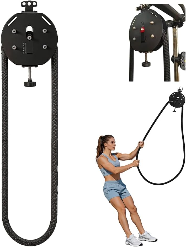 Endless Rope Trainer, Suspension Trainer with Adjustable Resistance
