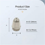 AG60 SG-55 AG-60 WSD-60 Plasma Cutting Torch Tip Nozzles Consumables Kit(100pcs)