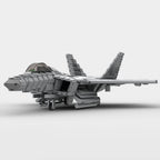1/35 Scale F-22 Fighter Building Blocks Set, Military Aircraft Model DIY Assembly Kits, Collectible Military-Themed Display Model for Collectors & Enthusiasts, MOC-105520 (1624PCS)