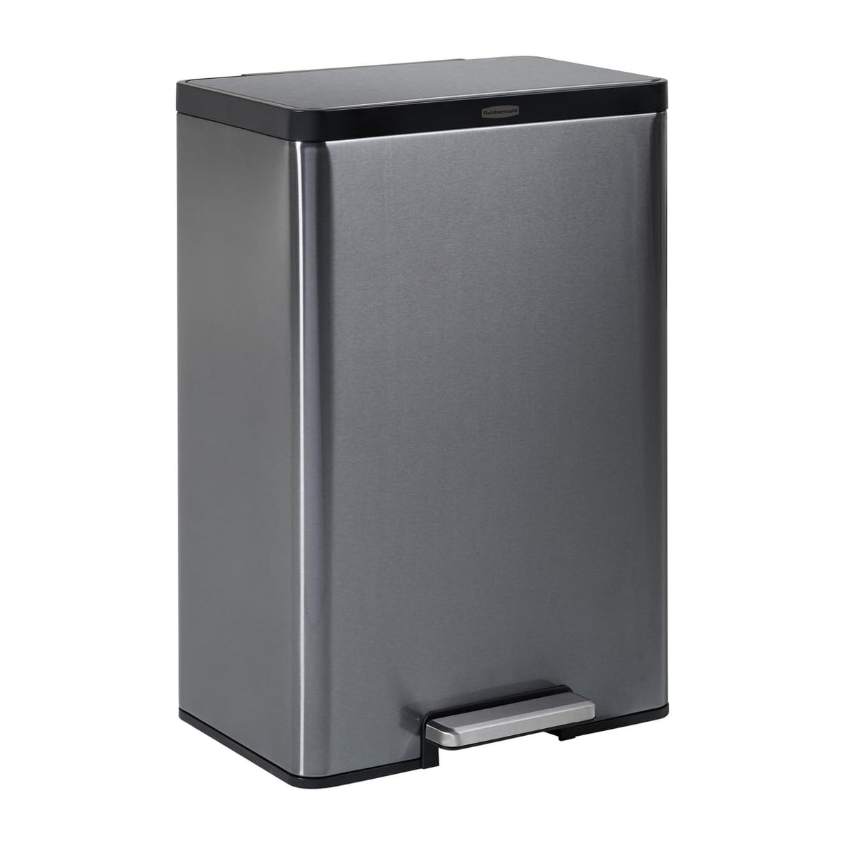 Rubbermaid Elite Stainless Steel Step-On Trash Can, 12 Gallon
