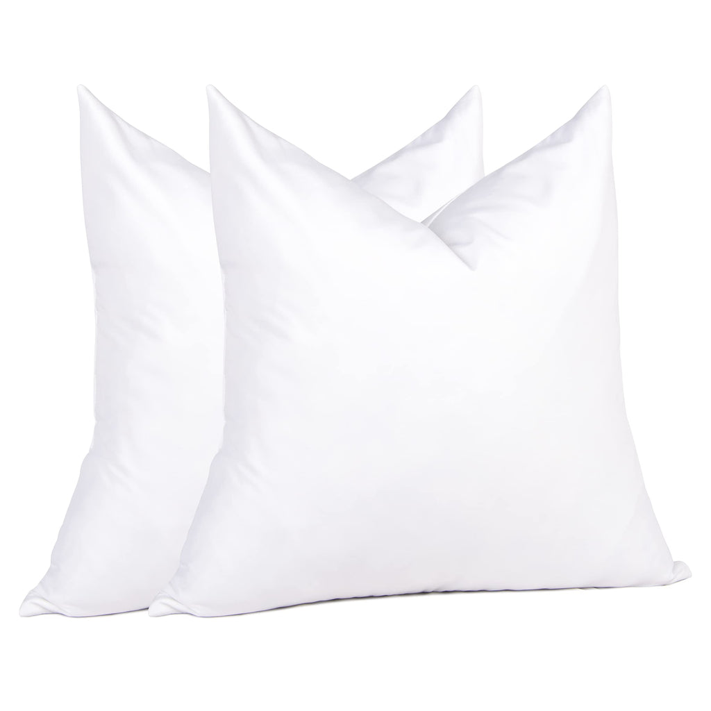 puredown® 24x24 Feather Down Pillow Inserts, Set of 4 Throw Pillow Inserts for Decorative Throw Pillow, Bed, Couch and Home Decor