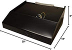 Heng's (R0423500-C1) Black 12 Volt Range Hood with Fan and Light