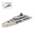 1/200 Yacht Model Building Kit, Mini Ship Series Building Block Set, Creative Interactive Building Toy for Teens and Up (1671PCS+)