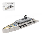 1/200 Yacht Model Building Kit, Mini Ship Series Building Block Set, Creative Interactive Building Toy for Teens and Up (1671PCS+)