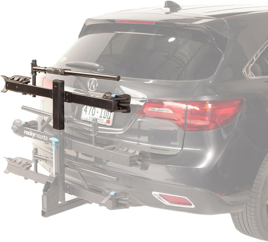 RockyMounts MonoRail Add-On for 2" platform hitch bike rack. Fits kid's/BMX bikes with 20" wheels up to 48" long bikes with 29" wheels and fat bike