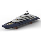 1/200 Yacht Model Building Kit, Mini Ship Series Building Block Set, Creative Interactive Building Toy for Teens and Up (1671PCS+)