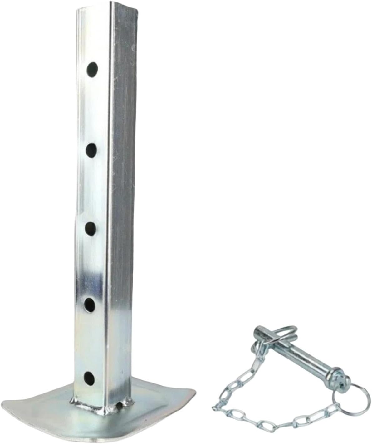 Jack Drop Leg Adjustable 7000lbs Capacity Attachment Heavy Duty Accessories Easy Installation Hardware Drop Leg Foot Stand, with Plug