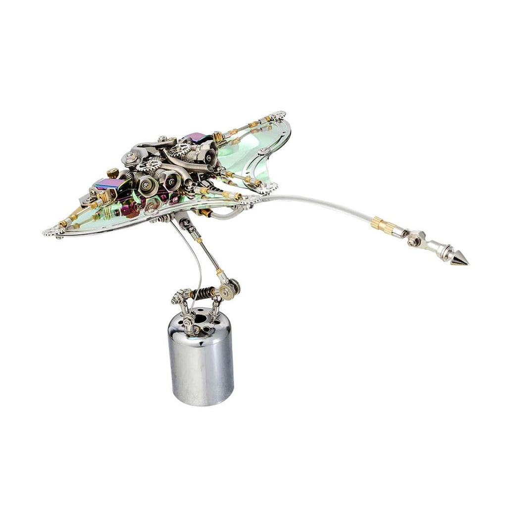 3D Metal Puzzle Dragon Model Kit, 200PCS DIY Steampunk Mechanical Fire-Breathing Dragon with Adjustable Wings, Creative Handcrafted Metal Art Craft Desktop Display & Decoration for Adults