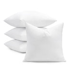 puredown® 24x24 Feather Down Pillow Inserts, Set of 4 Throw Pillow Inserts for Decorative Throw Pillow, Bed, Couch and Home Decor