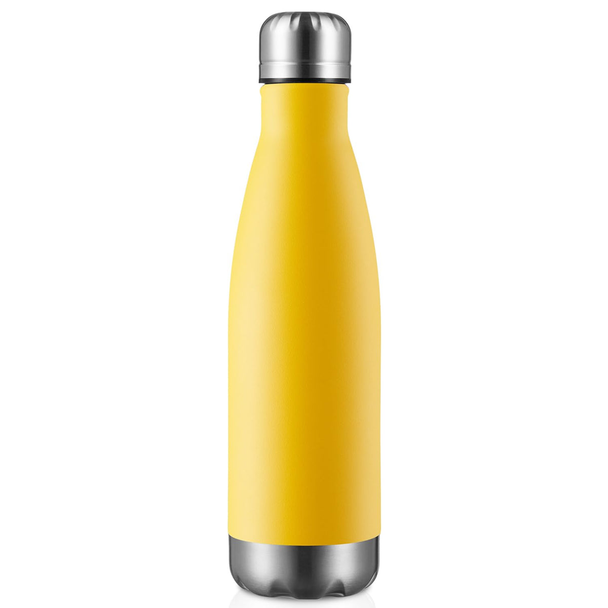 MEWAY 17oz Sport Water Bottle Vacuum Insulated Stainless Steel Sport Water Bottle Leak-Proof Double Wall Cola Shape Water Bottle,Keep Drinks Hot & Cold (colorful，12 Pack)
