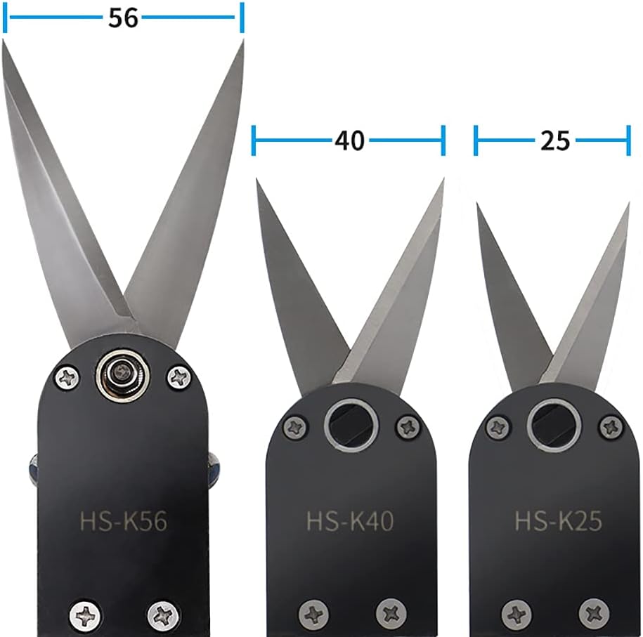 Pneumatic Air Nipper Shears, High Speed Industrial Automatic Air Cutter For Fabrics Ear Mask Elastic Rope Plastic Metal Sheet (K25)
