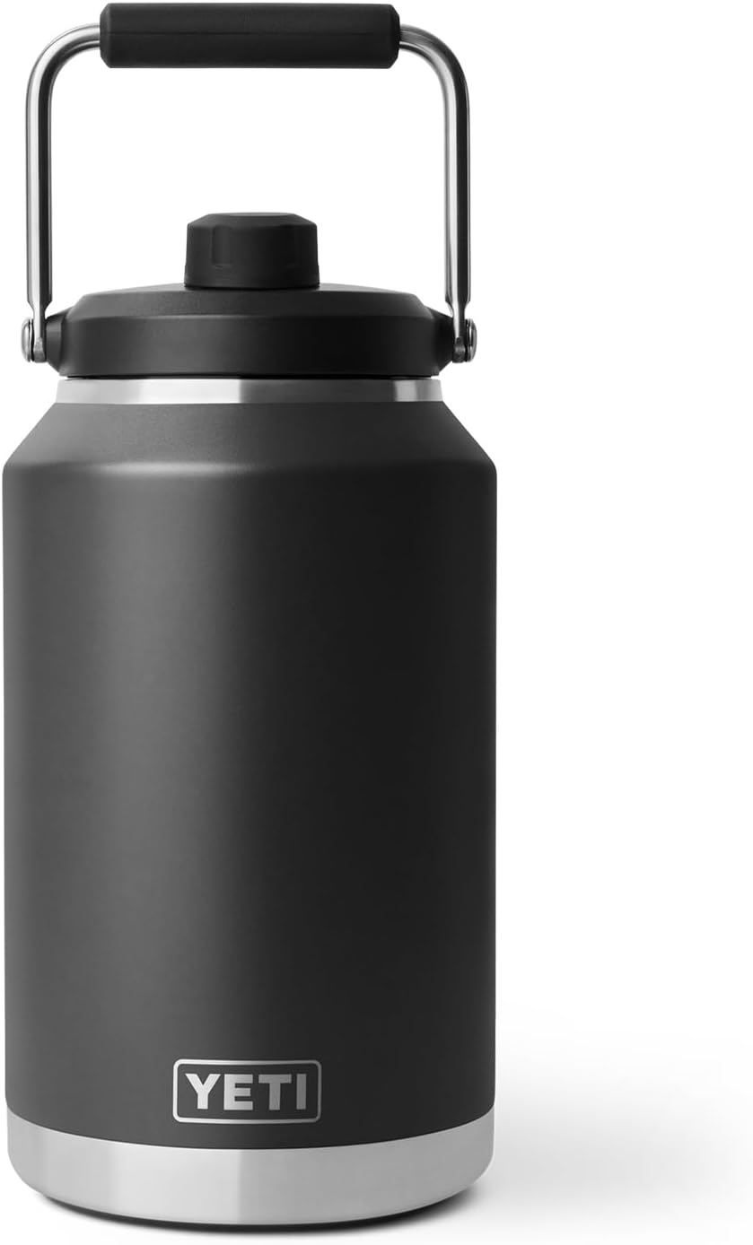 YETI Rambler Gallon Jug 2.0, Vacuum Insulated, Leakproof, Stainless Steel with MagCap, Black
