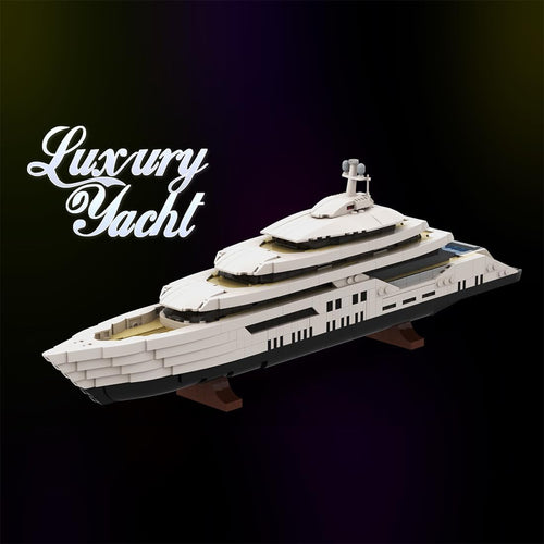 1/200 Yacht Model Building Kit, Mini Ship Series Building Block Set, Creative Interactive Building Toy for Teens and Up (1651PCS+), 49.6 x 7.2 x 16.8cm, 8P0JUD35DBI35C15EJYA