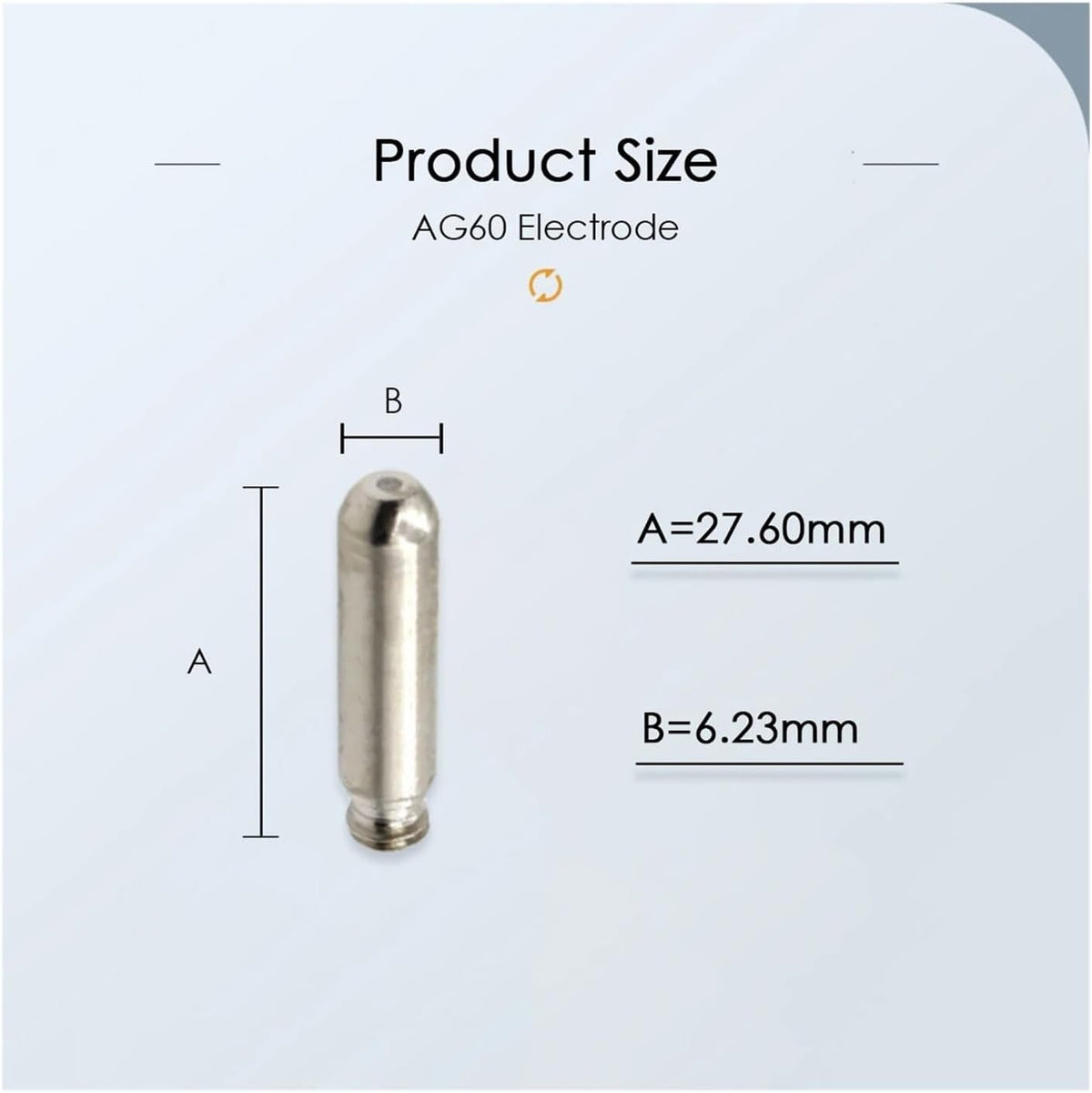 AG60 SG-55 AG-60 WSD-60 Plasma Cutting Torch Tip Nozzles Consumables Kit(100pcs)