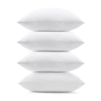 puredown® 24x24 Feather Down Pillow Inserts, Set of 4 Throw Pillow Inserts for Decorative Throw Pillow, Bed, Couch and Home Decor