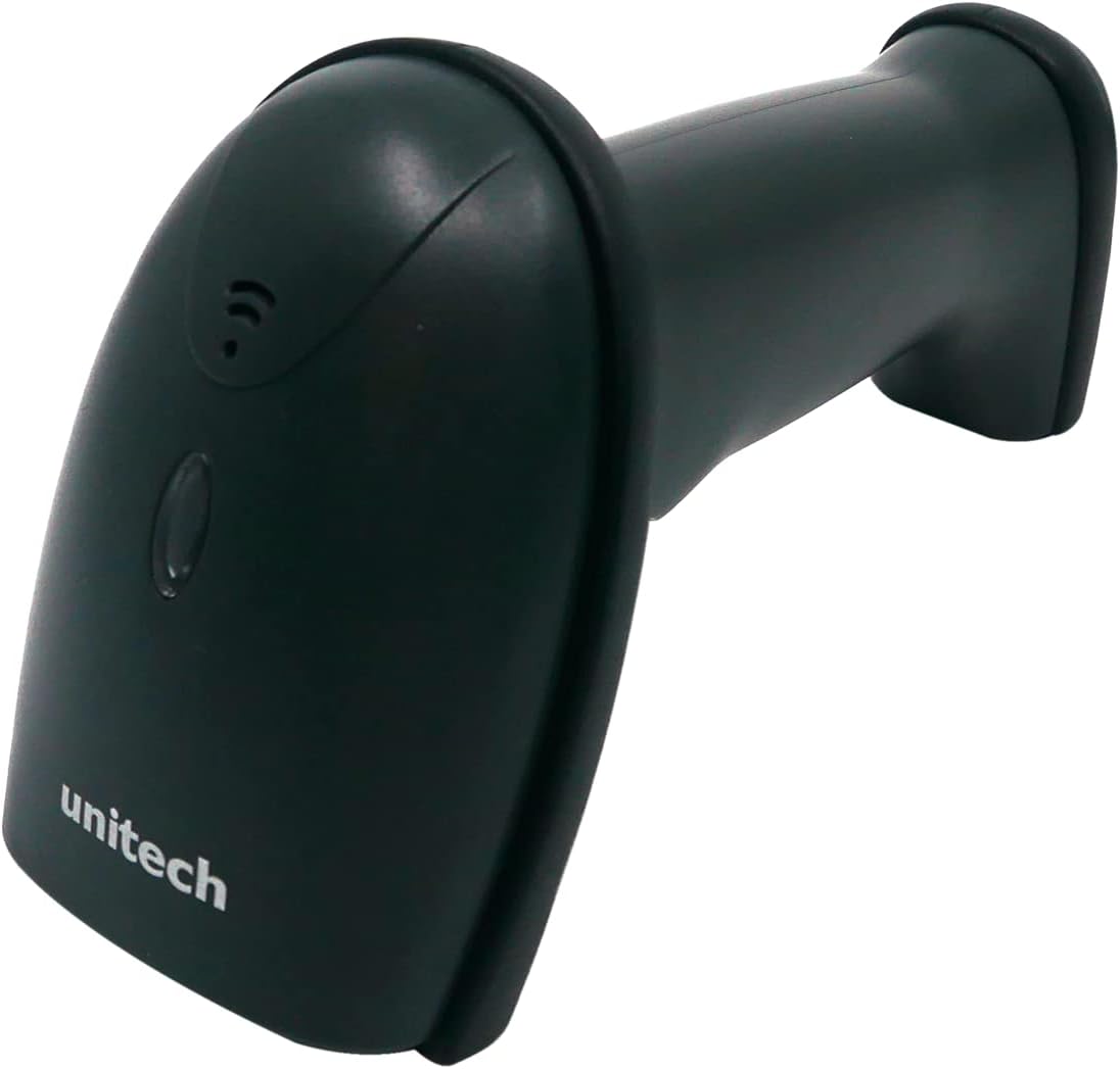 UNITECH America 2D Imager Barcode Scanner, USB Cable, Plug and Play, Gooseneck Stand/Cradle, Black, Read 3mil barcodes, PDF417, QR Code, Data Matrix, Aztec Code, IP54, 1.5M Drop, MS838-2UCB0S-SG