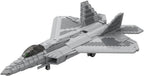 1/35 Scale F-22 Fighter Building Blocks Set, Military Aircraft Model DIY Assembly Kits, Collectible Military-Themed Display Model for Collectors & Enthusiasts, MOC-105520 (1624PCS)